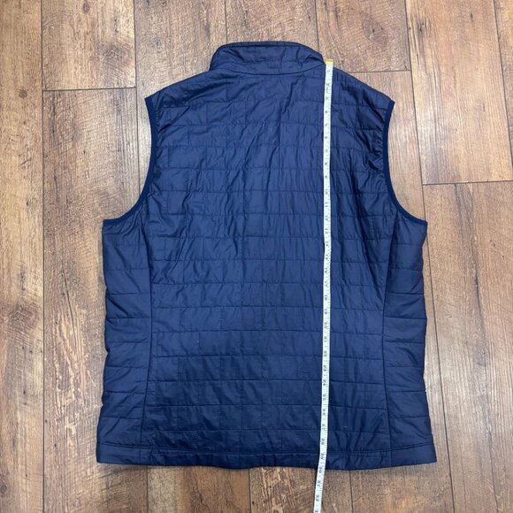 Men's Size XL Patagonia Nano Puff Vest Full Zip Insulated Navy Blue Jacket READ - Picture 9 of 11